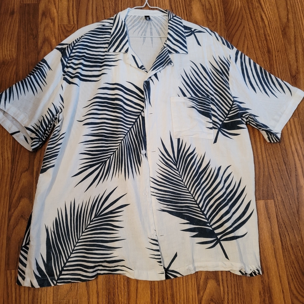 LOWEST PRICEMen's tropical short sleeve shirt,  XL